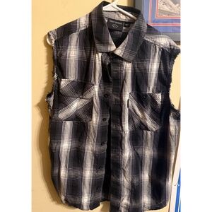 Men's Harley-Davidson Button Up Cut Off